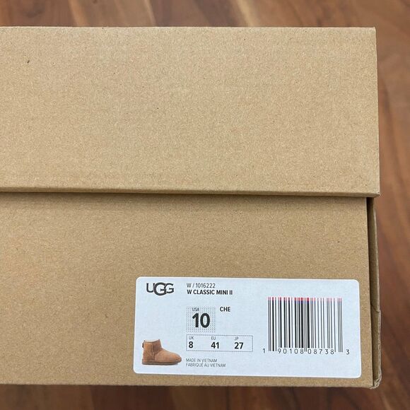 Womens UGG Classic II Mini Boot - Chestnut | Women’s 10 | NEW - Picture 2 of 8